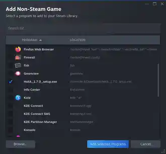 Selecting the installers